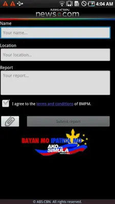 ABS-CBN News android App screenshot 0